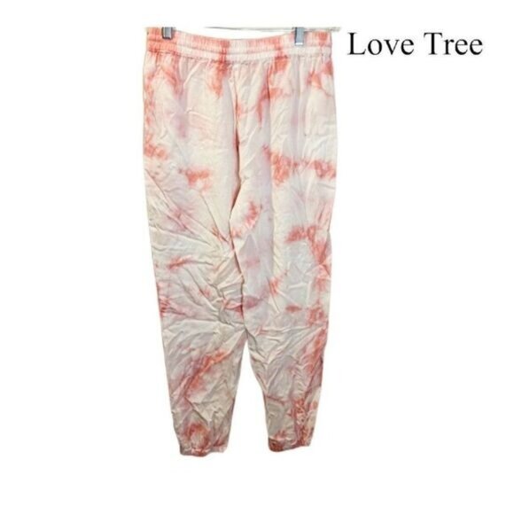 Love Tree Drawstring Elastic Waist Lounge Jogger Pants with‎ Pockets NWT - Picture 1 of 1
